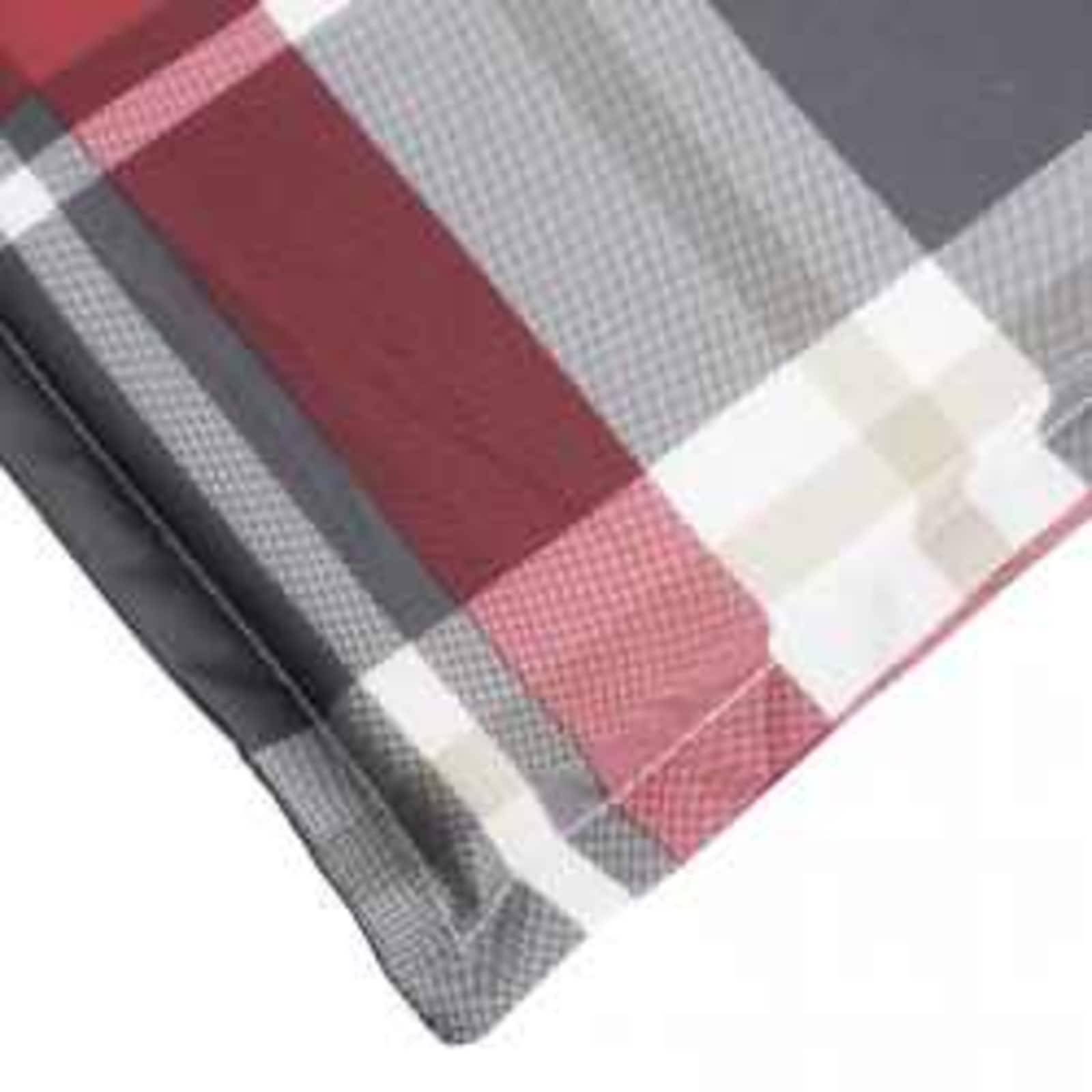 Coussin Bain de soleil | Coussin de transat ensoleillé Rouge et gris 178 x 60 x 4 cm Maison Chic - Image 5