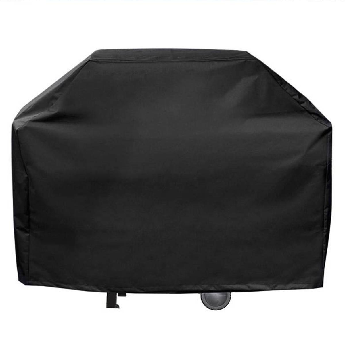 Housse Barbecue Exterieur 160 x 68 x 120 cm Housse de Protection Impermeable Noire - Bâche Barbecue Doublée Rembourrée - Image 1