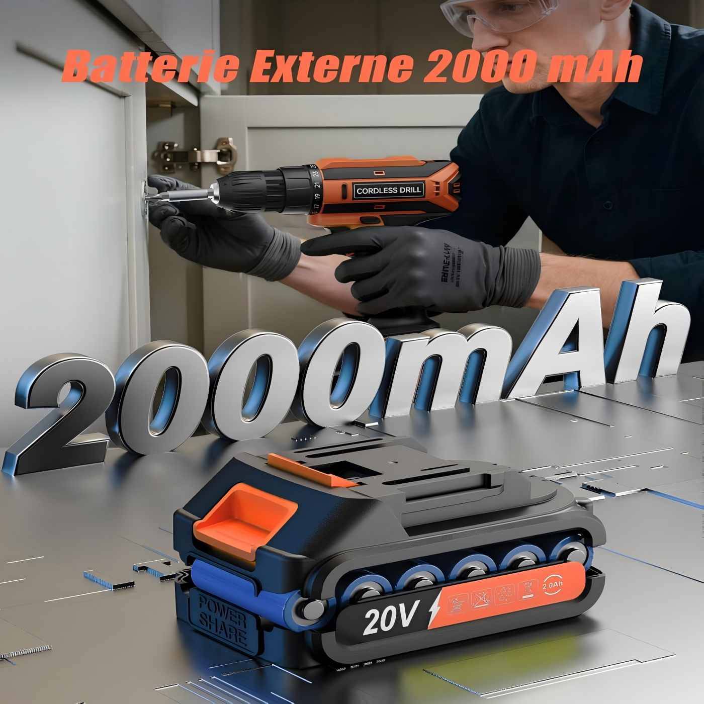Foret sans fil 20V  FAHEFANA - Image 3