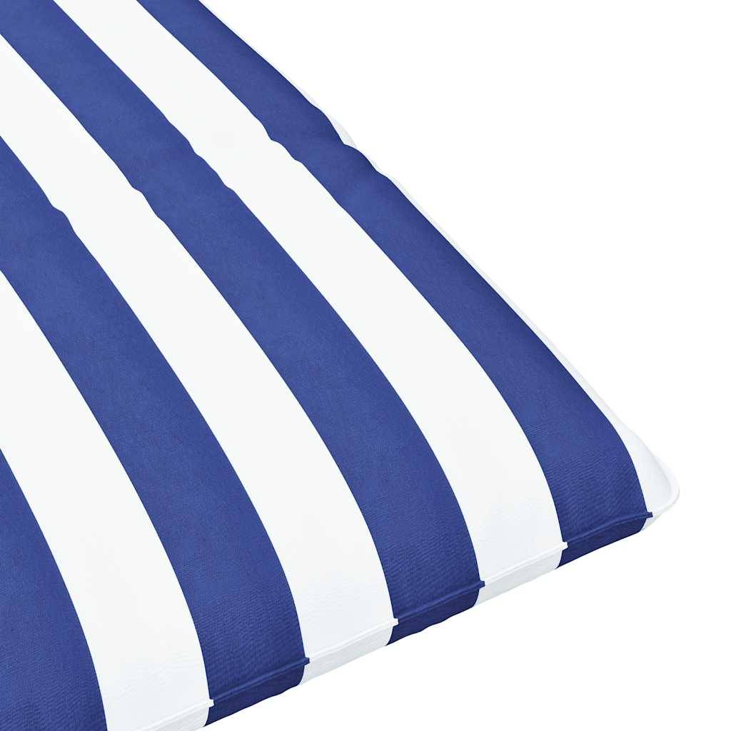 Vidaxl - Transat pliant bleu et blanc 175 x 54 x 8,5 cm tissu Oxford vidaXL 4019761 - Image 4