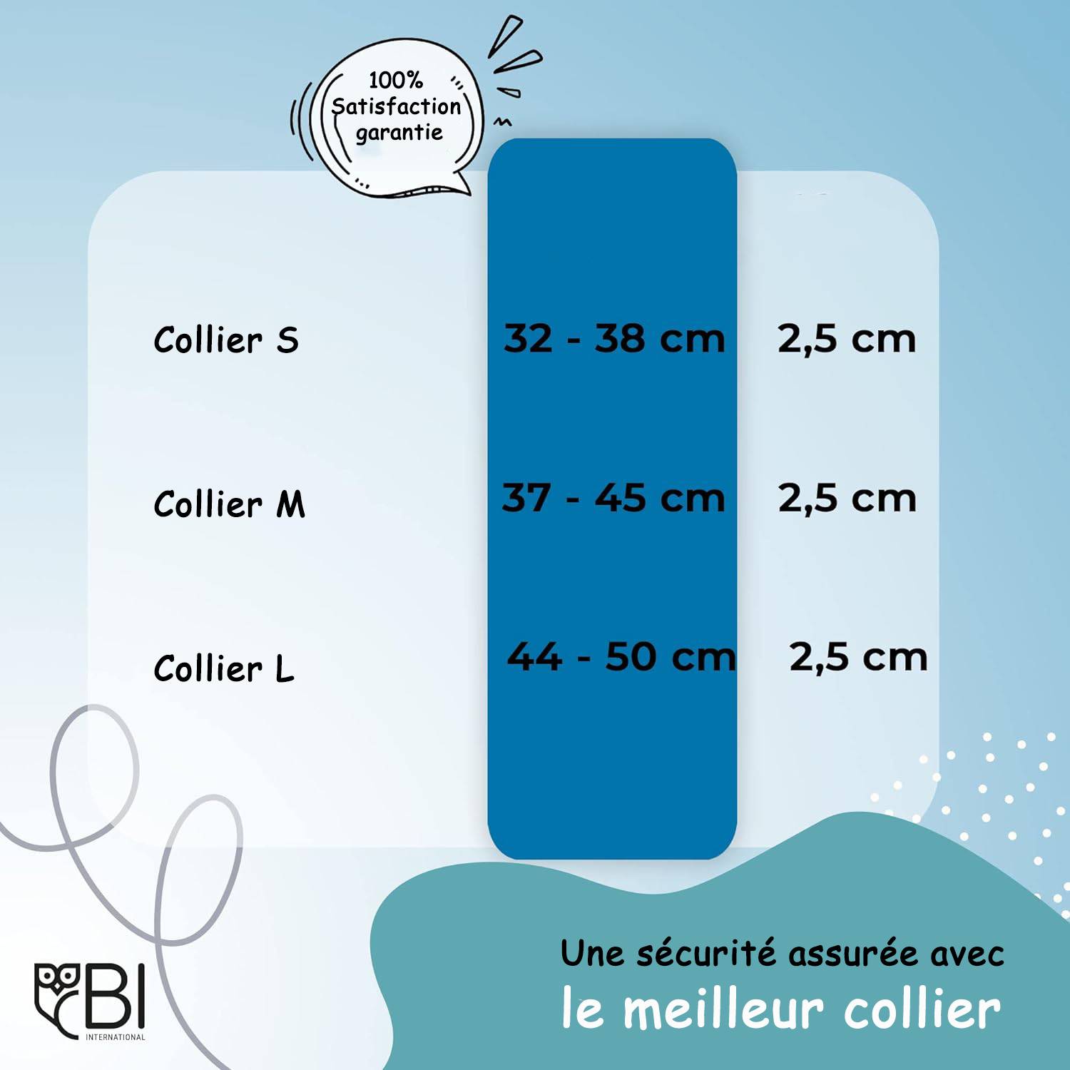Bi International - Collier Lumineux pour Chien - Rechargeable par USB - Nylon renforcé - Haute Qualité, Stabilité & Sécurité (noir, S) - BI International - Image 7