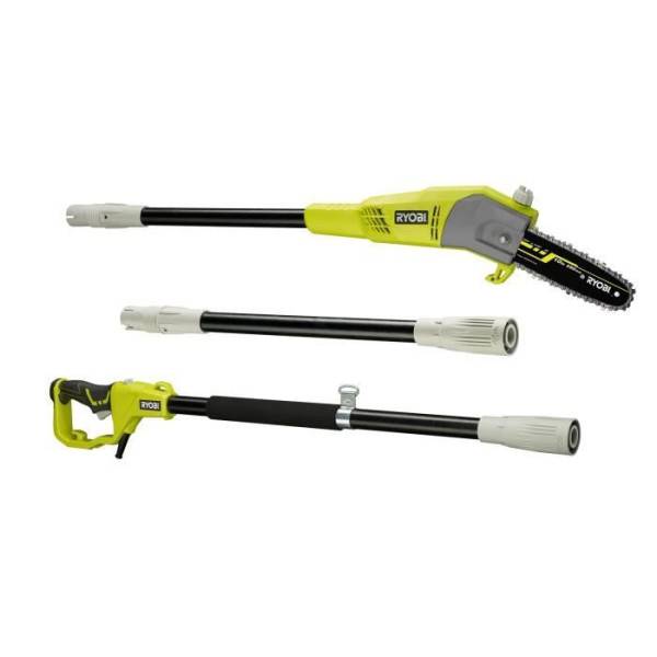 RYOBI - Élagueur sur perche 750 W - guide 25 cm incliné a 15° - 10 m/s - tube d'extension 90 cm fourni - RPP755E - Image 2