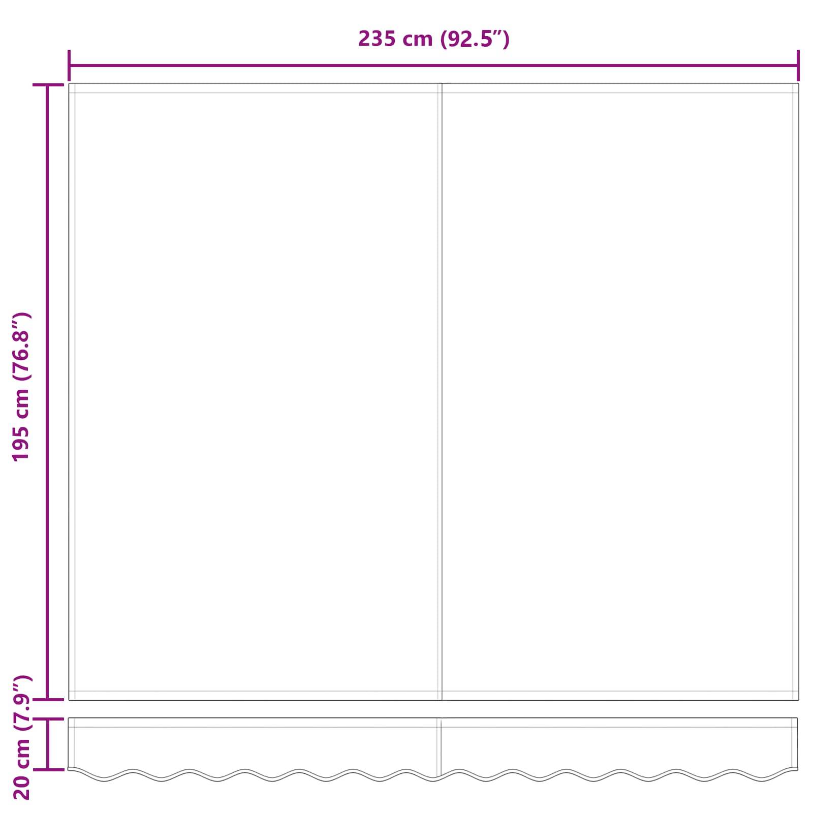 Prolenta Premium - Store banne polyester rouge - Prolenta premium p335.2 - Image 9