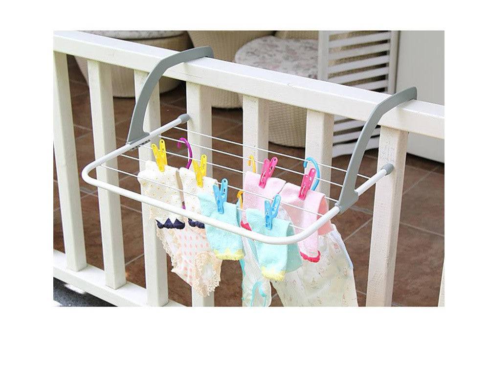 Etendoir Sèche-linge pour balcon 50x15x29 cm plastique - Image 4