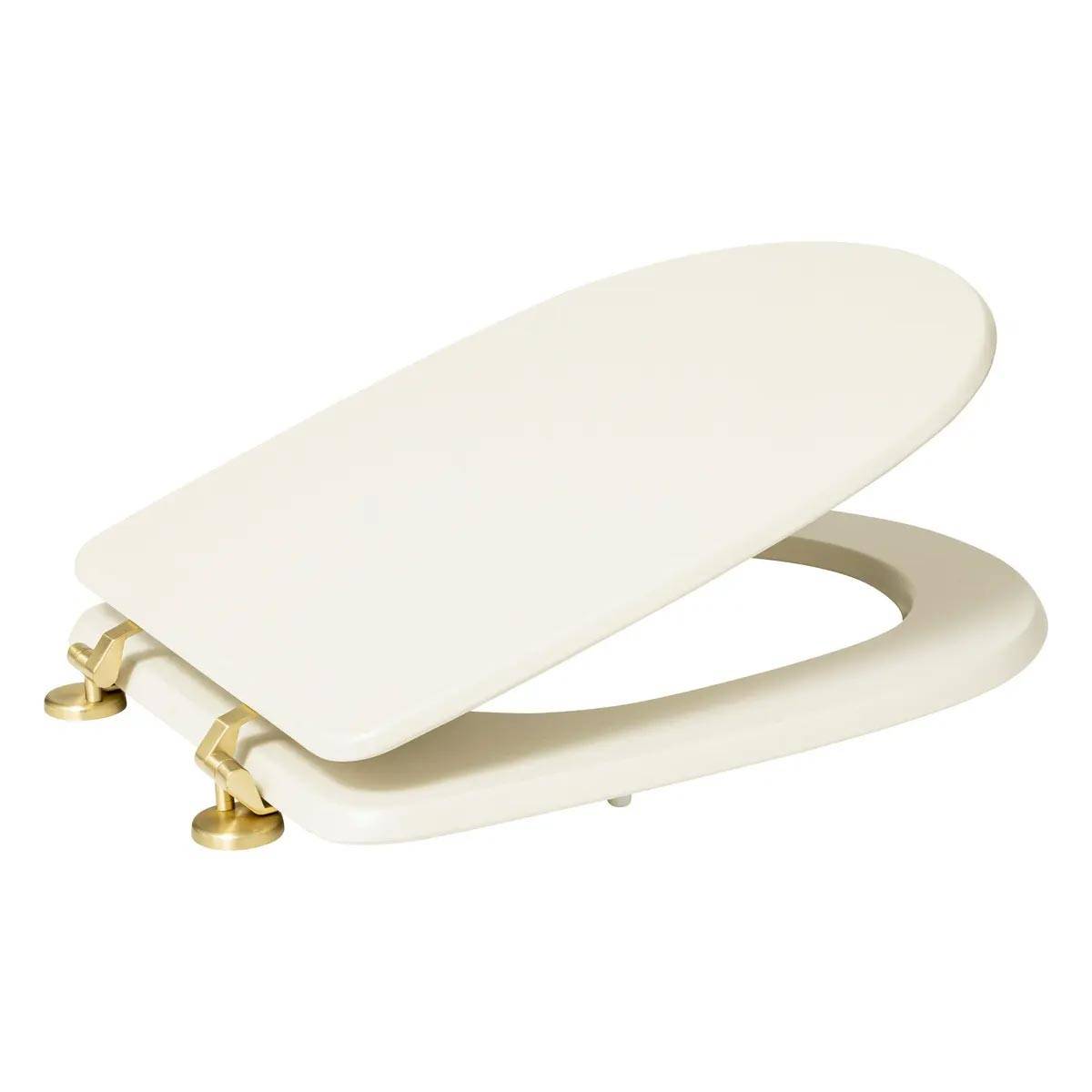 Abattant WC Design "Duo" 49cm Ivoire - Image 2