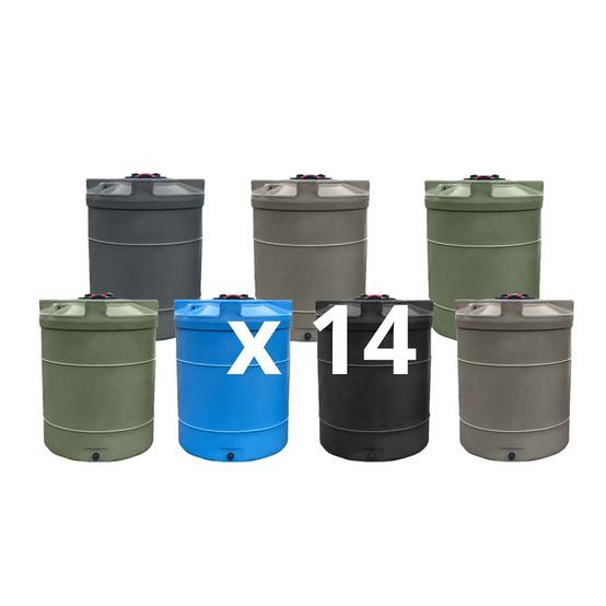 Plast'Up Rotomoulage - Cuves de stockage eau 3000l-lot de 14 - Image 1