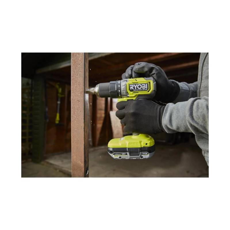 Ryobi - Perceuse à percussion Brushless 18V RYOBI - 54 Nm - 2 Batteries 2,0Ah - Chargeur - RPD18BL1-2C20S - Image 3