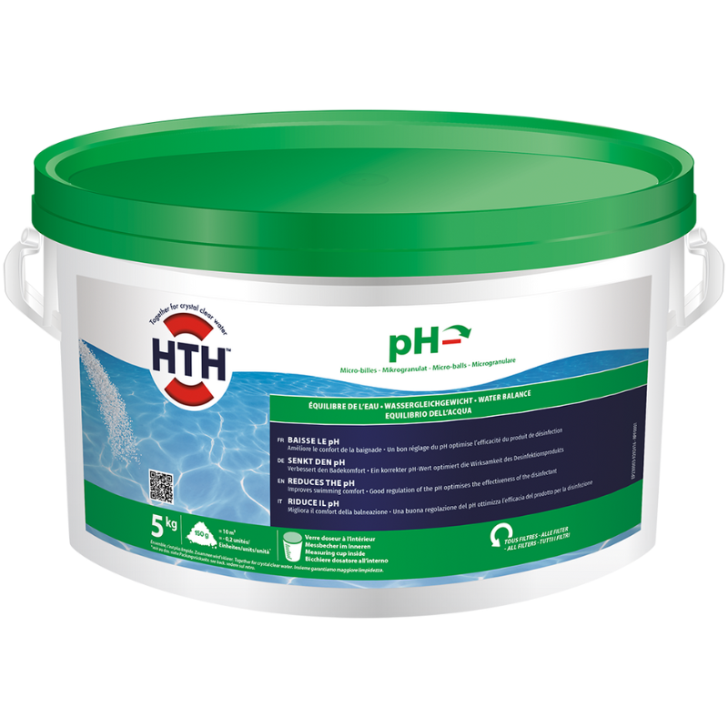 Correcteur de pH hth® MOINS micro-billes - 5 kg - 5 kg - Image 1
