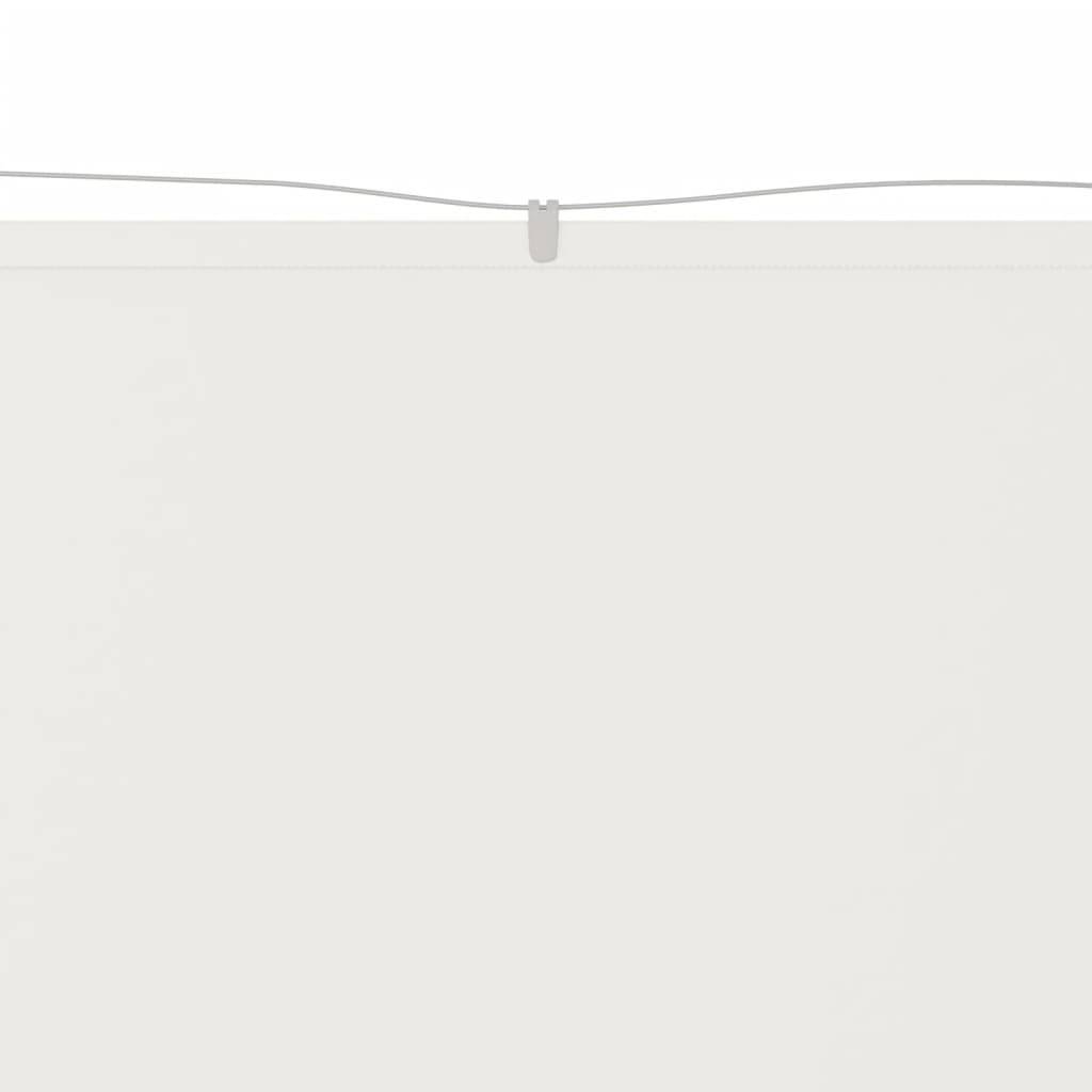 Helloshop26 - Auvent vertical 140x1200 cm tissu oxford blanc - Image 2