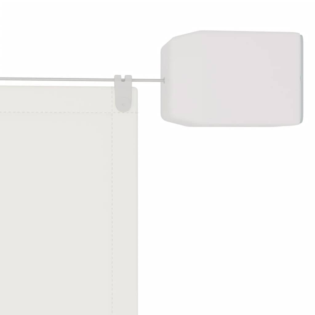 Helloshop26 - Auvent vertical 140x1200 cm tissu oxford blanc - Image 4