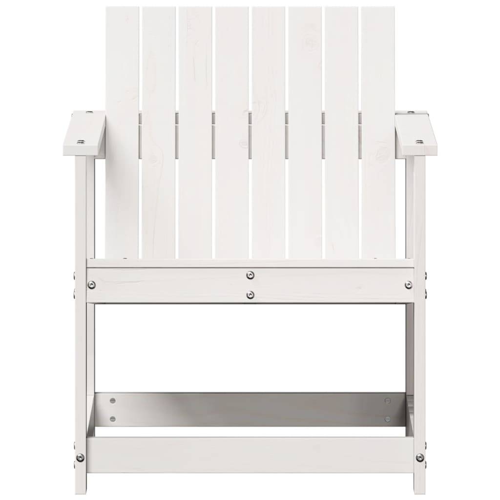Vidaxl - Chaise de jardin blanc 62x56x77 cm bois de pin massif vidaXL 832626 - Image 8