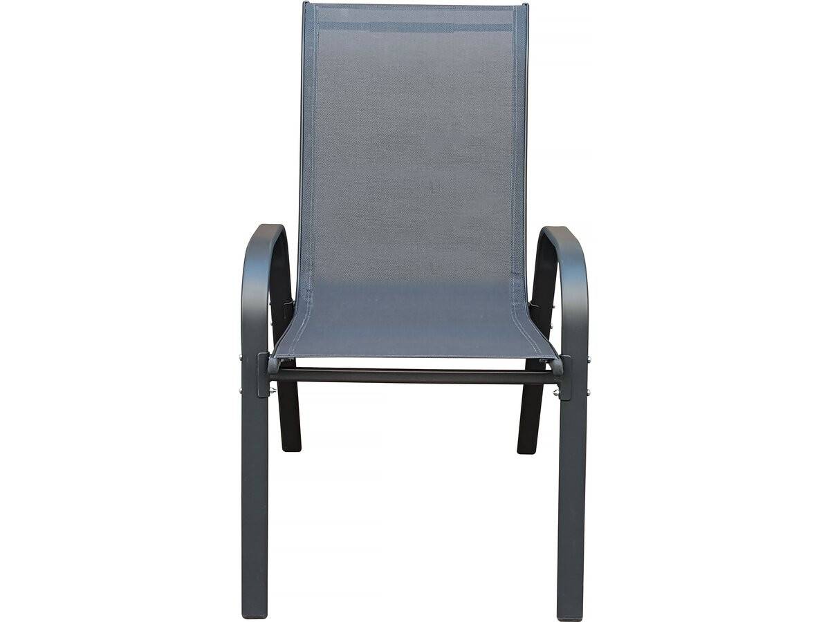 Fauteuil Jardin Textilène "cordoba" - Phoenix - Lot De 2 - Anthracite -habitat Et Jardin - Image 4