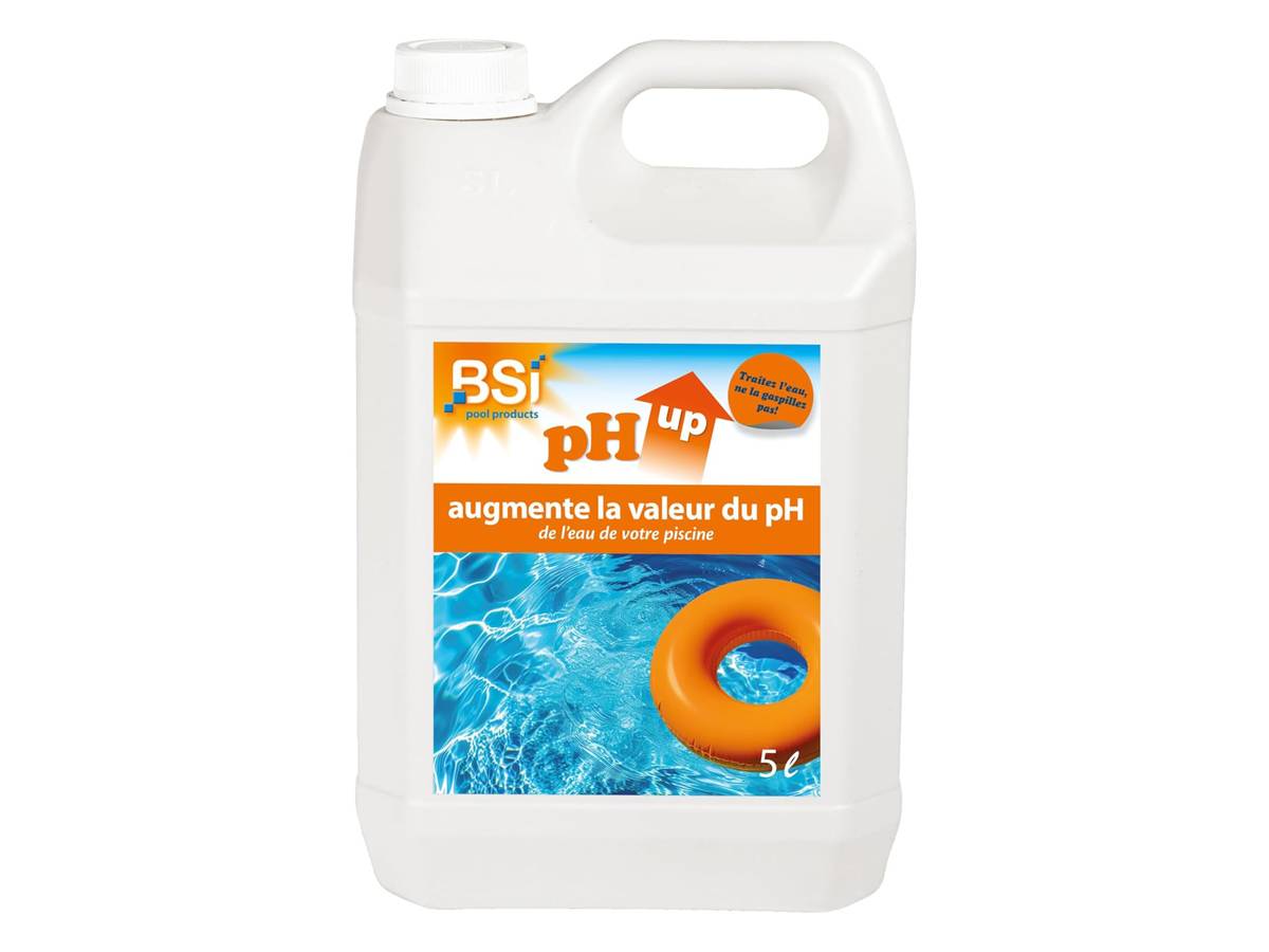 BSI - pH Plus - pH Up Liquide - Pour Augmenter Le pH de l'Eau - Idéal Pour Piscine Et Spa - Pour Une Baignade Agréable - 5L - Image 1