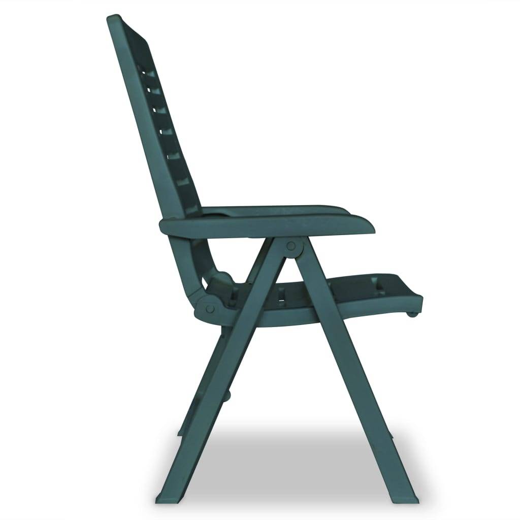 Ensemble Repas Jardin 3 Pièces Plastique Pliable pour Terrasse Camping Vert – ComfortXL Outdoor Living - Image 6