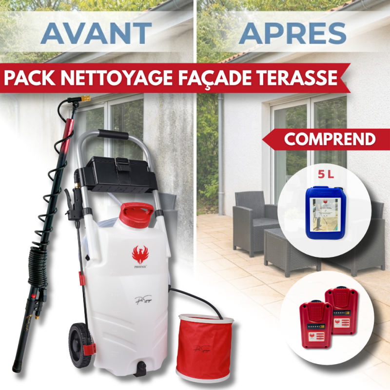 PRO SPRAYER EVO PHOENIX 2 BAT 5,10 OU 20L NET'PRO + perche télescopique EVO 5.4 m - 5 L - Image 1