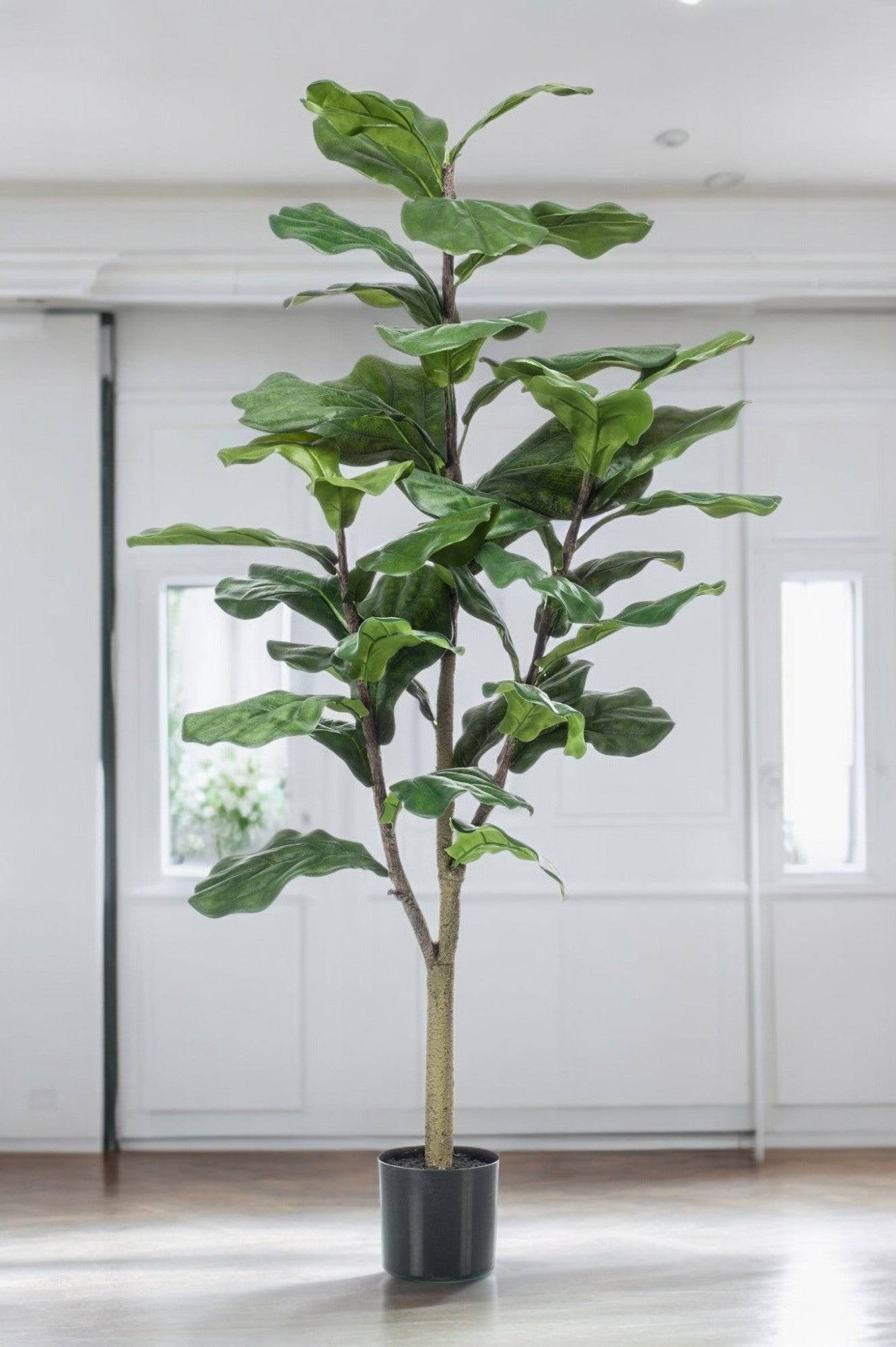 Ficus Lyrata plante artificielle h125cm, Ø14cm- La Green Touch - Image 1