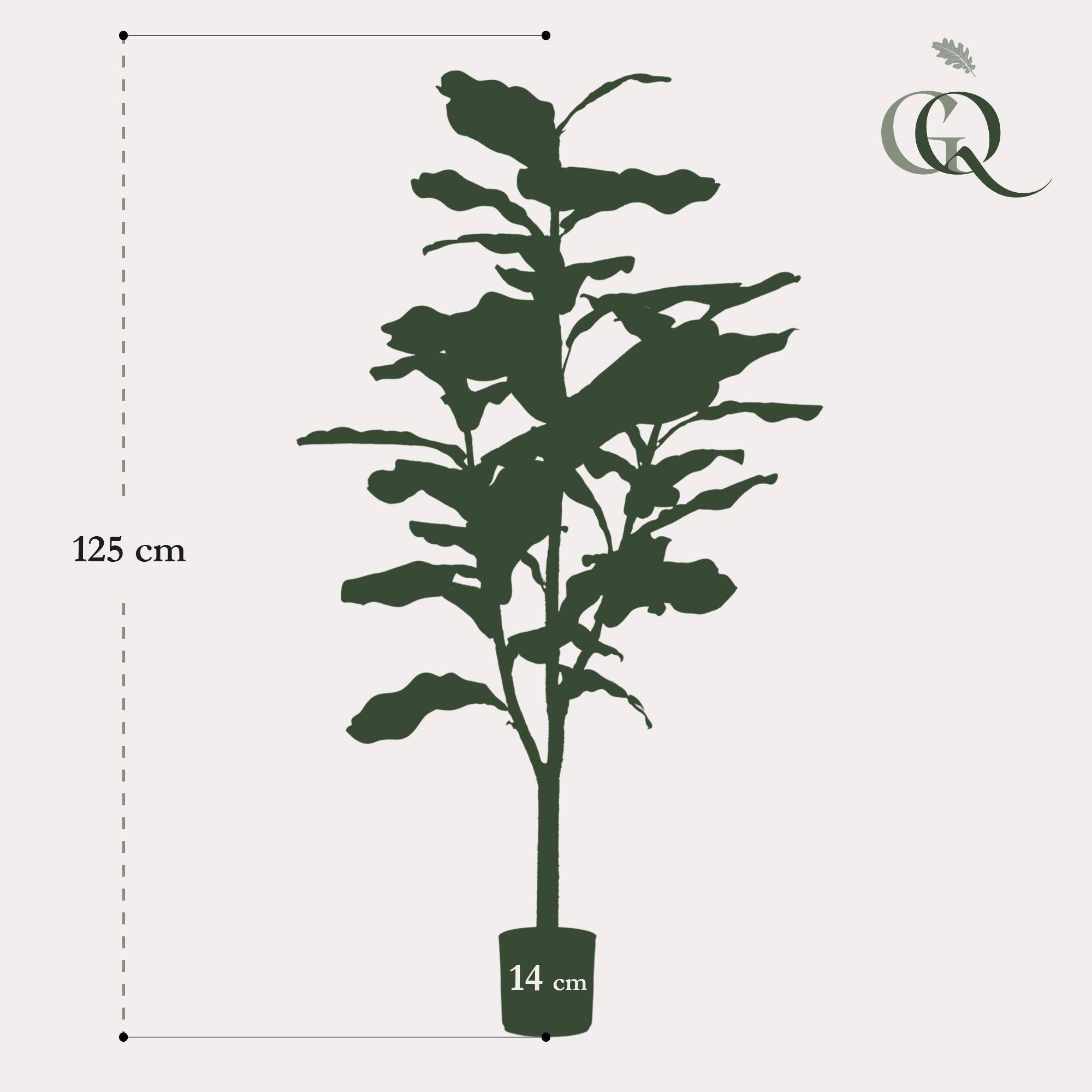 Ficus Lyrata plante artificielle h125cm, Ø14cm- La Green Touch - Image 3