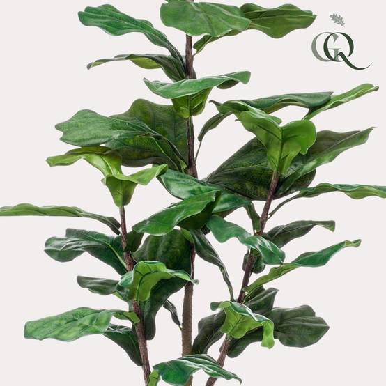 Ficus Lyrata plante artificielle h125cm, Ø14cm- La Green Touch - Image 2