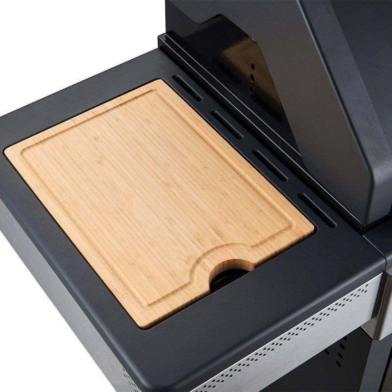 Barbecue gaz Noa 4 feux – BRASERO BY FAVEX – 16 kW – Plaque + grille fonte – Housse incluse - Image 5
