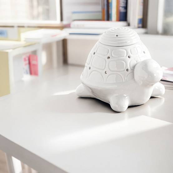 Brûle-Parfum Céramy Franklin 45 ml - Brûleur Fondant Parfumé - Artisanat Contemporain - Statue Tortue - H 11,5 cm - Zen'Arôme - Image 6