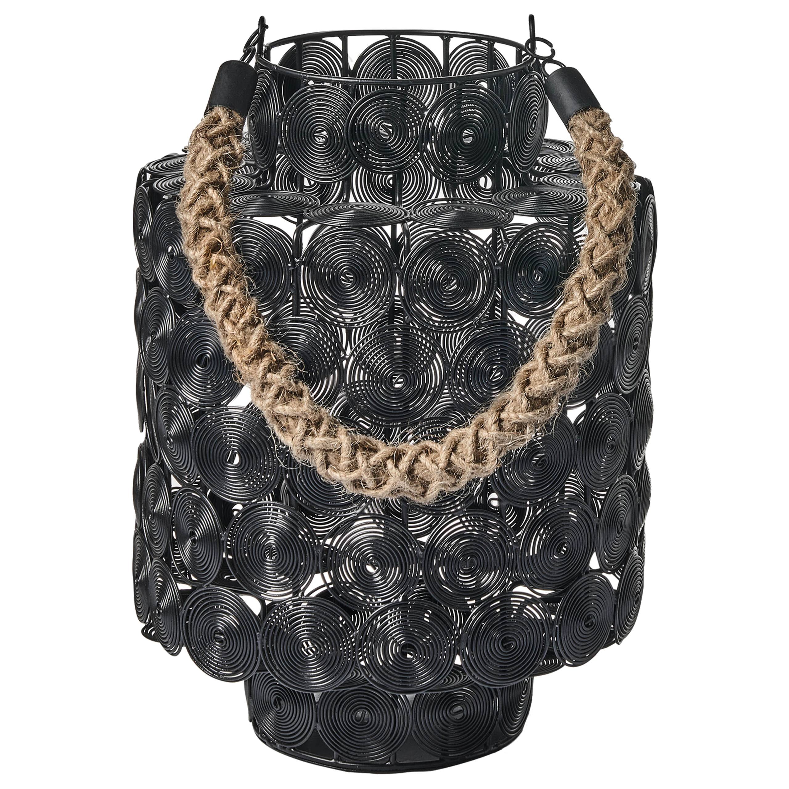 Beliani - Lanterne Métal Noir MMOJSTIR - 25x25x35- Beliani - Image 4