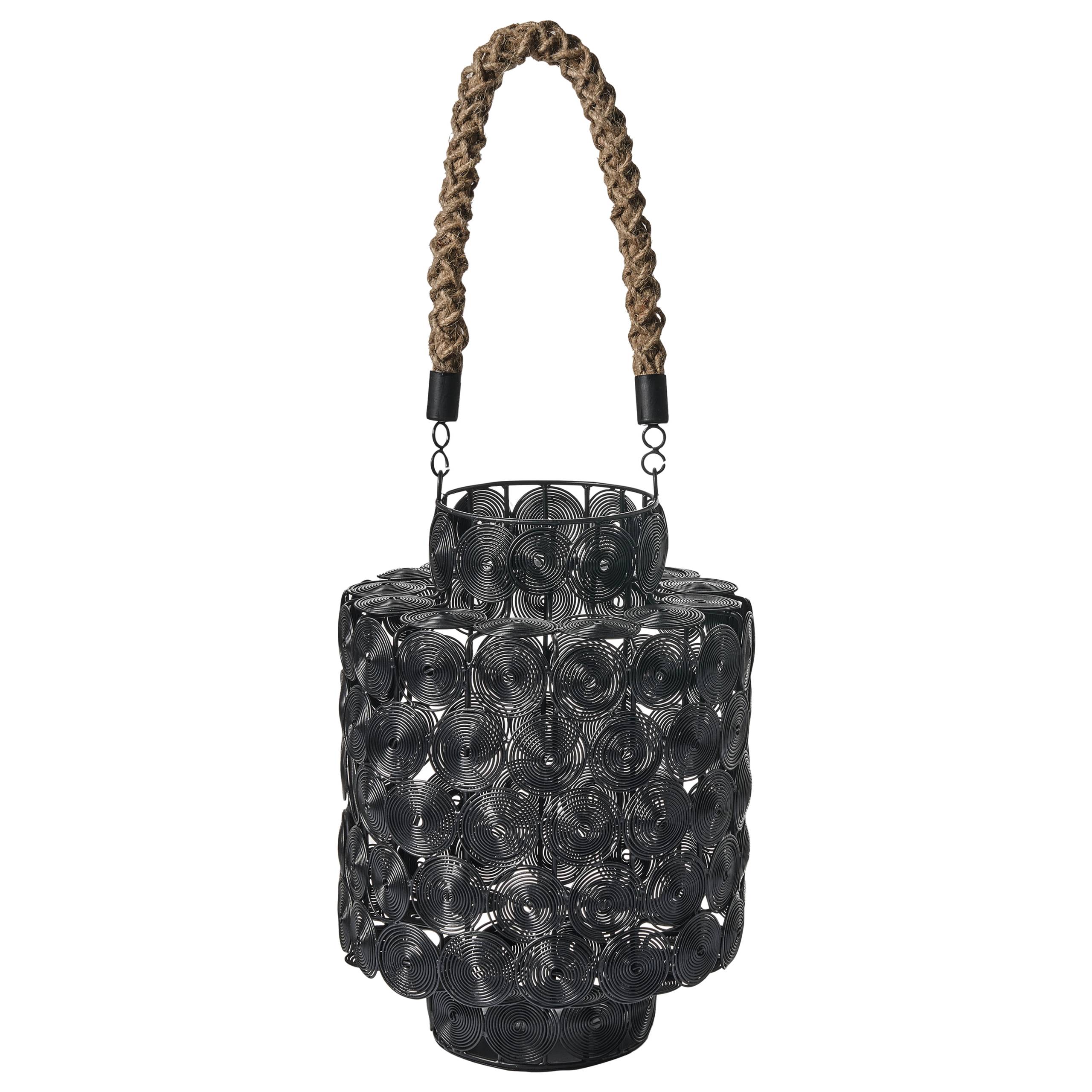 Beliani - Lanterne Métal Noir MMOJSTIR - 25x25x35- Beliani - Image 2