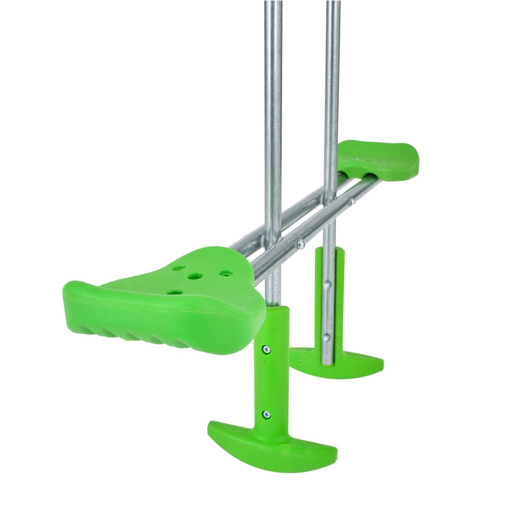 Tp Toys - Portique EVEREST 2 balançoires - vis-à-vis - kit d'ancrage - bois carré FSC® h243 cm - Image 3