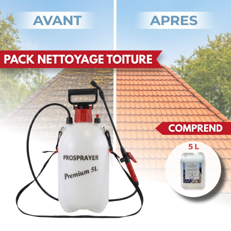 Pulvérisateur à pression 5 L + Produit ULTRA'DMOUSS 5 L - Image 1