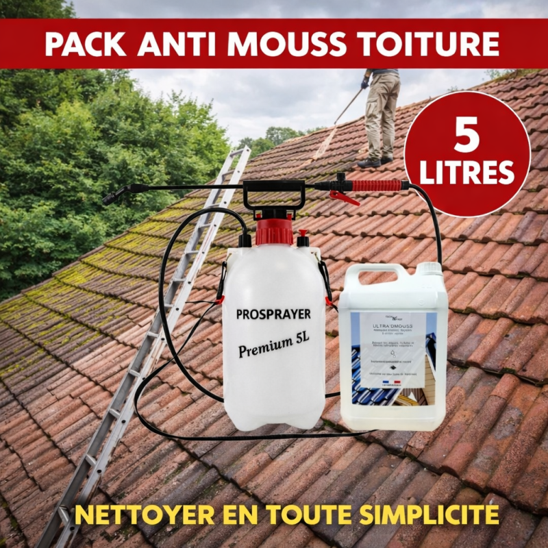 Pulvérisateur à pression 5 L + Produit ULTRA'DMOUSS 5 L - Image 2