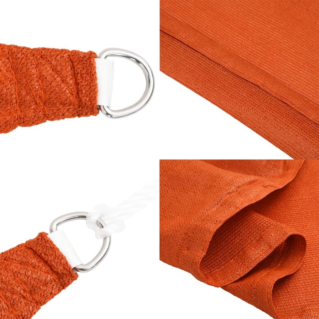 PANGIVO - Voile d'ombrage PEHD orange 300 x 300 cm - PANGIVO - Image 6