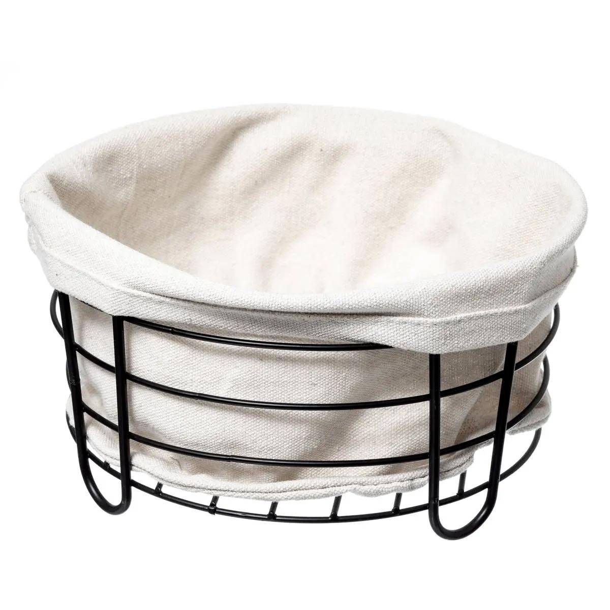 Panier Multi-Usage en Métal "Bistrot" 21cm Blanc