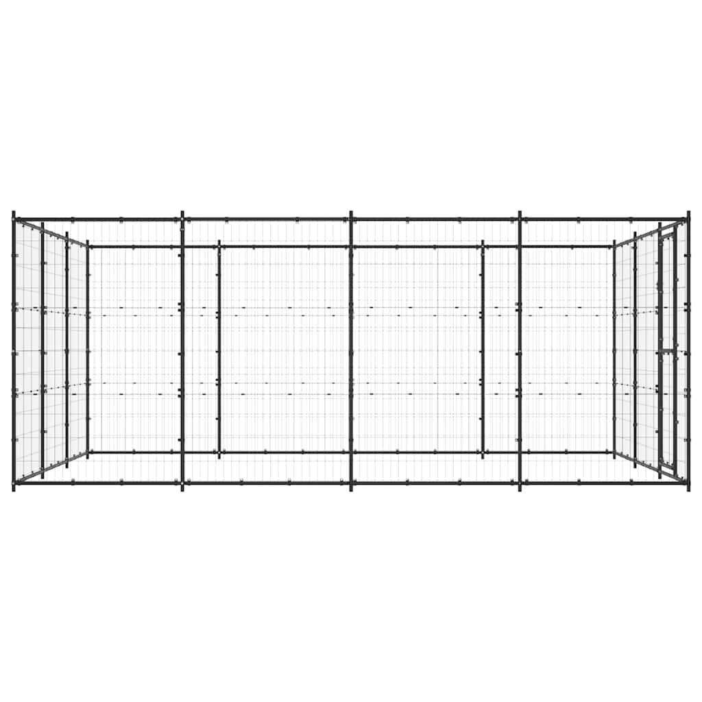 Vidaxl - Chenil extérieur Acier 14,52 m² vidaXL 3082313 - Image 6
