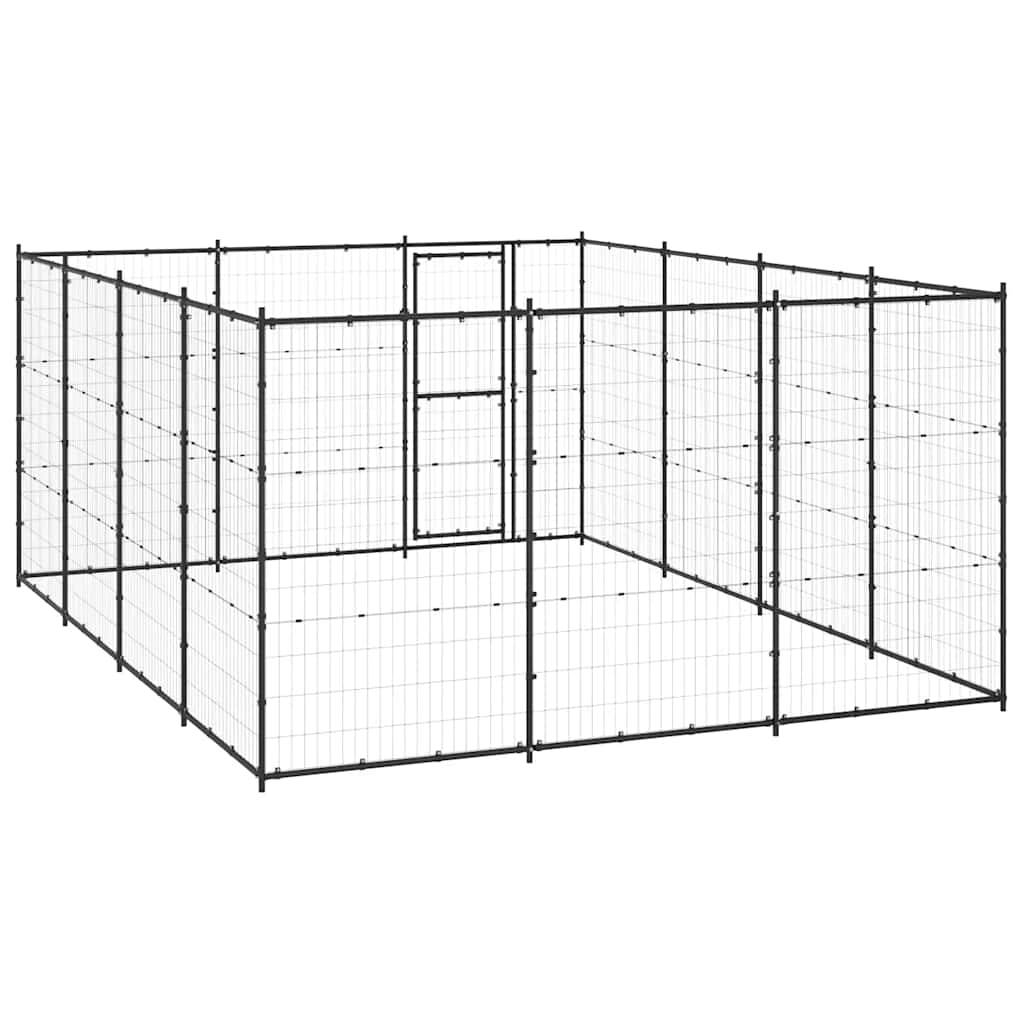 Vidaxl - Chenil extérieur Acier 14,52 m² vidaXL 3082313 - Image 7