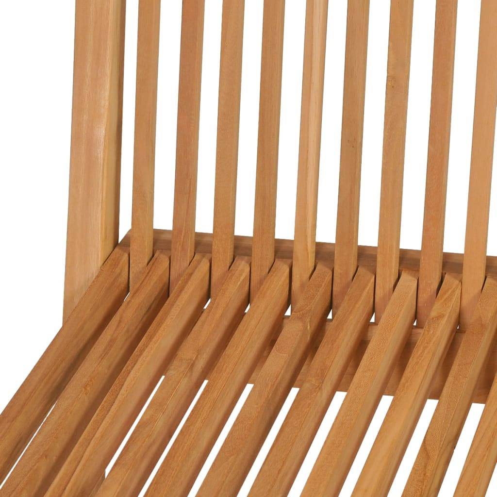 Vidaxl - Ensemble à manger de jardin 5 pcs Bois de teck massif vidaXL 3059579 - Image 8