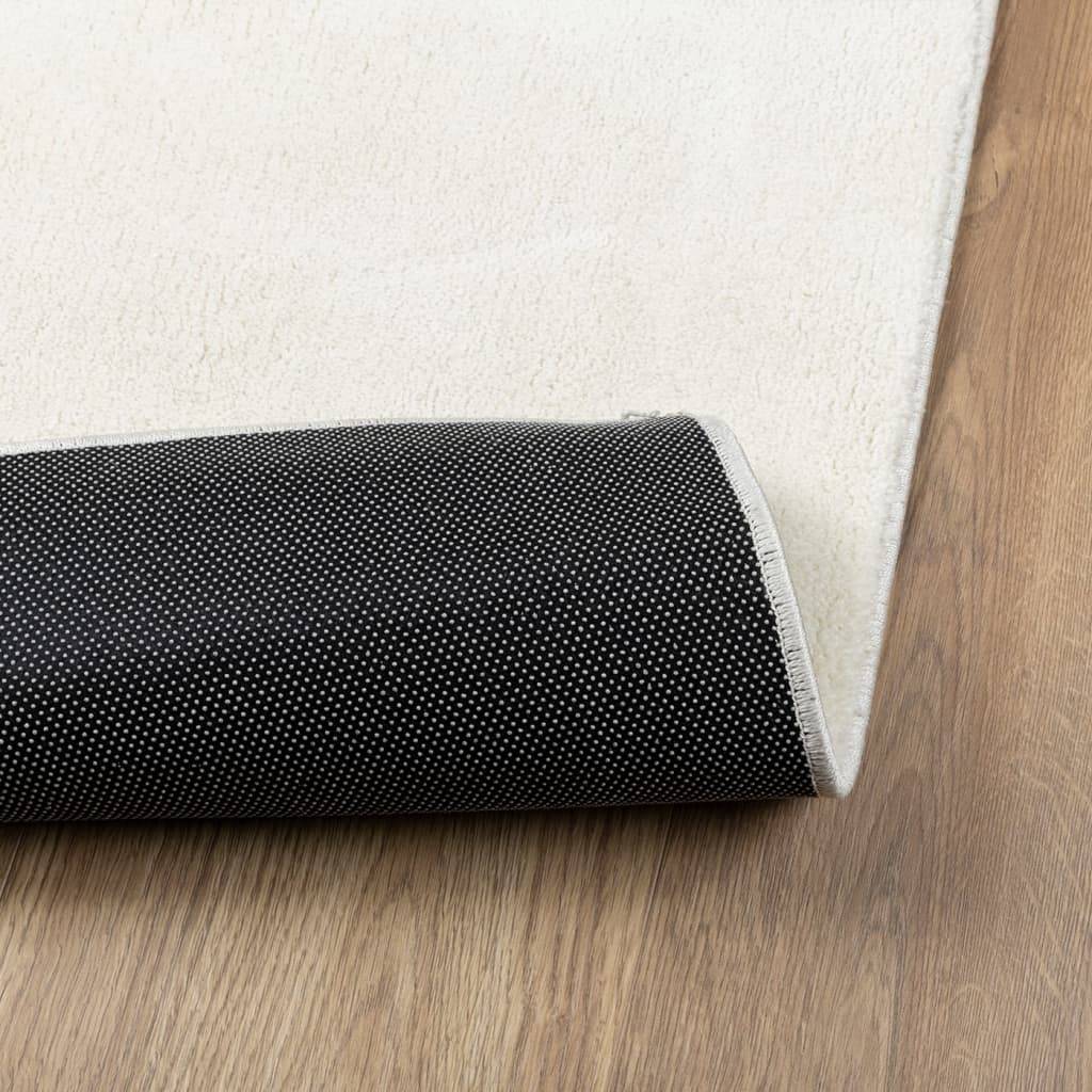 Très Grand TapisDoux à Poils Courts pour Décoration Moderne Crème 200x280 cm – ComfortXL Outdoor Living - Image 5