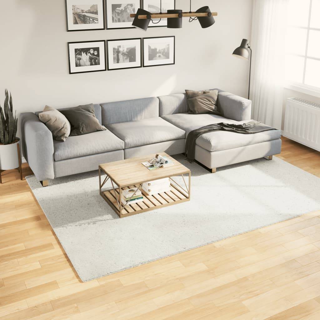 Très Grand TapisDoux à Poils Courts pour Décoration Moderne Crème 200x280 cm – ComfortXL Outdoor Living - Image 1