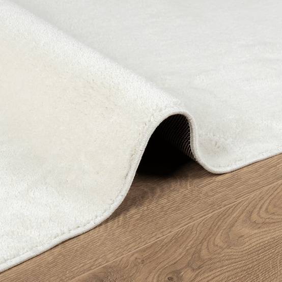 Très Grand TapisDoux à Poils Courts pour Décoration Moderne Crème 200x280 cm – ComfortXL Outdoor Living - Image 6