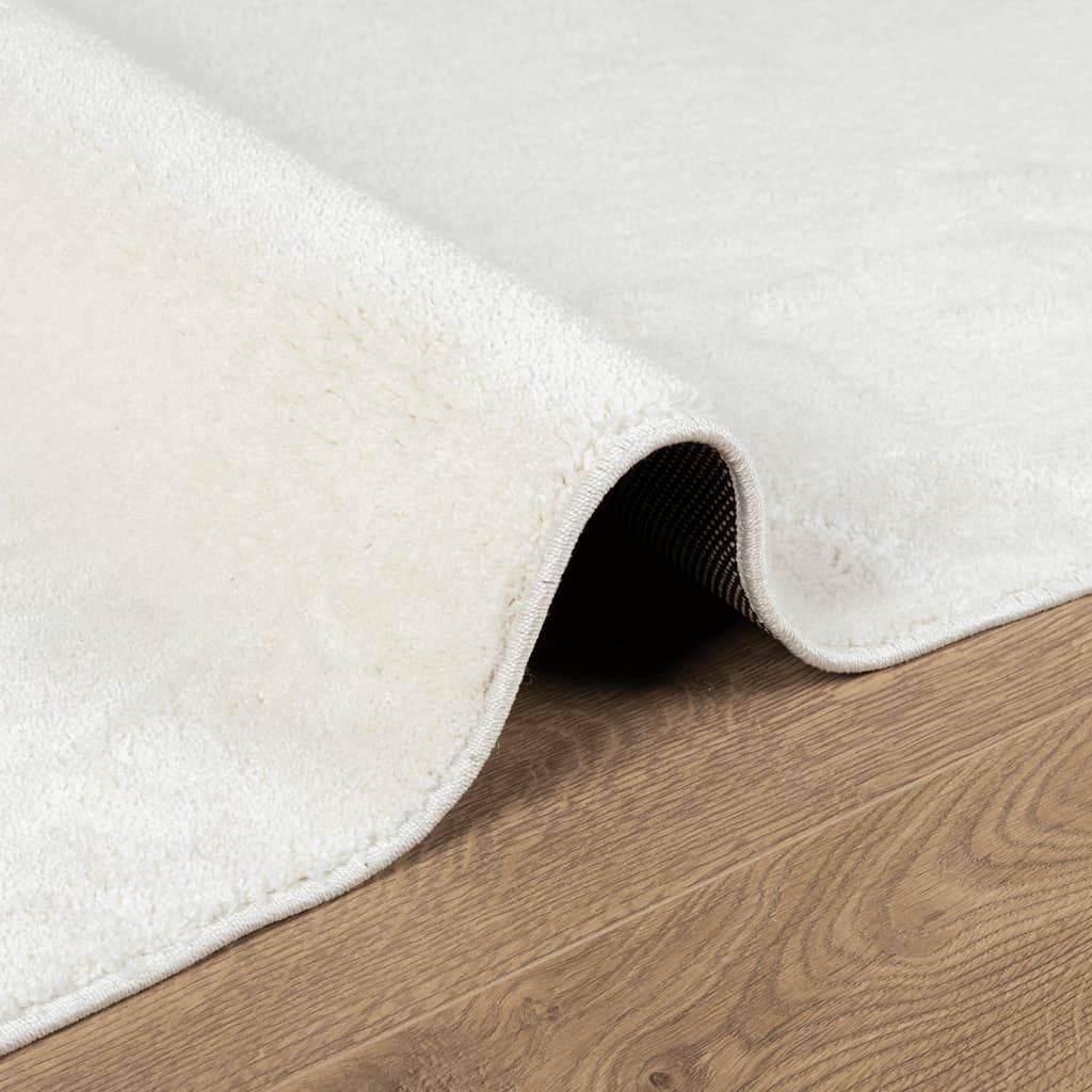 Très Grand TapisDoux à Poils Courts pour Décoration Moderne Crème 200x280 cm – ComfortXL Outdoor Living - Image 6