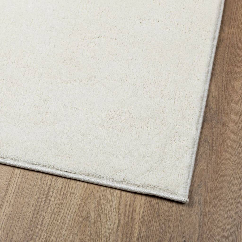 Très Grand TapisDoux à Poils Courts pour Décoration Moderne Crème 200x280 cm – ComfortXL Outdoor Living - Image 4