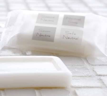 Savons 12 grs neutre - Lot de 3 Colis de 500 - Gfl Spa