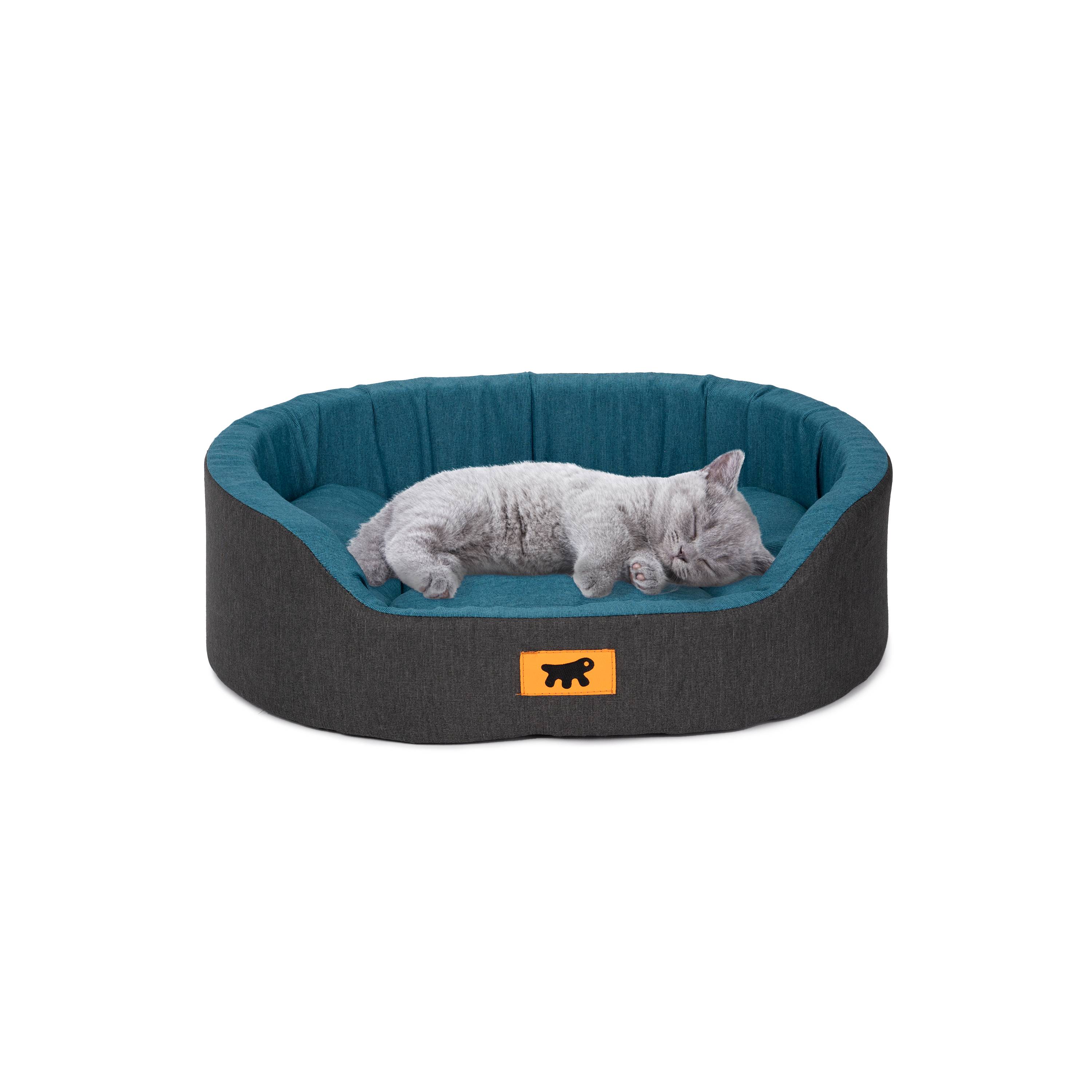 Ferplast - Ferplast Panier Chien Dandy, Coussin Amovible et Lavable, Housse en Coton avec Rembourrage Doux, Idéale Également comme Niche pour Chat, 45 x 35 x H - Image 4