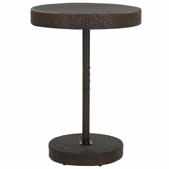 Ensemble de bar de jardin 5 pcs | Mobilier d'extérieur Résine tressée Marron Maison Chic - Image 3