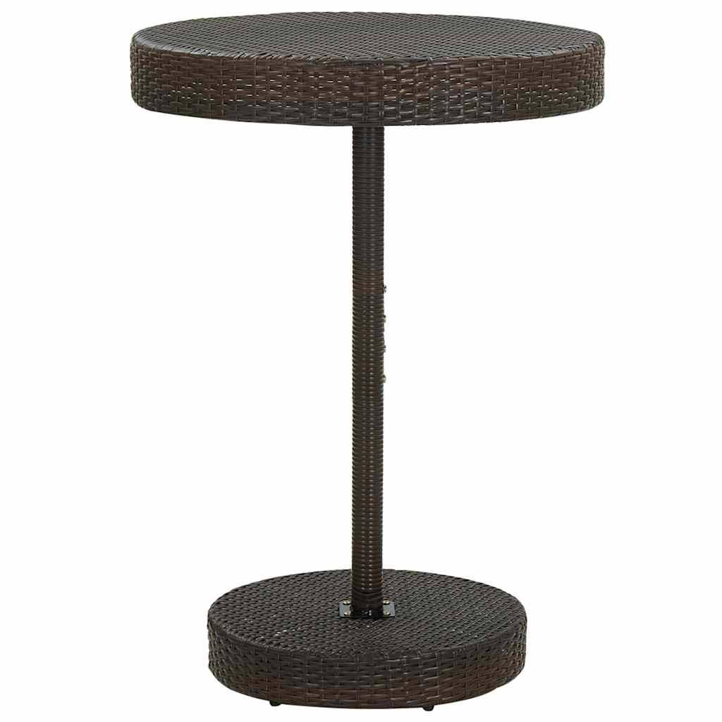 Ensemble de bar de jardin 5 pcs | Mobilier d'extérieur Résine tressée Marron Maison Chic - Image 3
