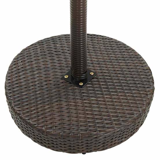 Ensemble de bar de jardin 5 pcs | Mobilier d'extérieur Résine tressée Marron Maison Chic - Image 5