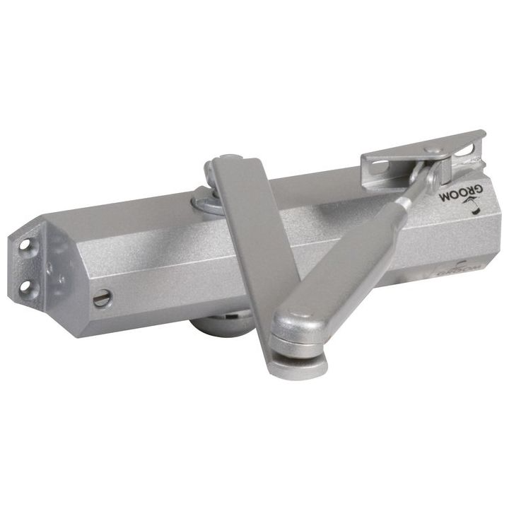 Ferme-porte complet bras standard argent GR 010 force 3 GROOM - 503111 - Image 1