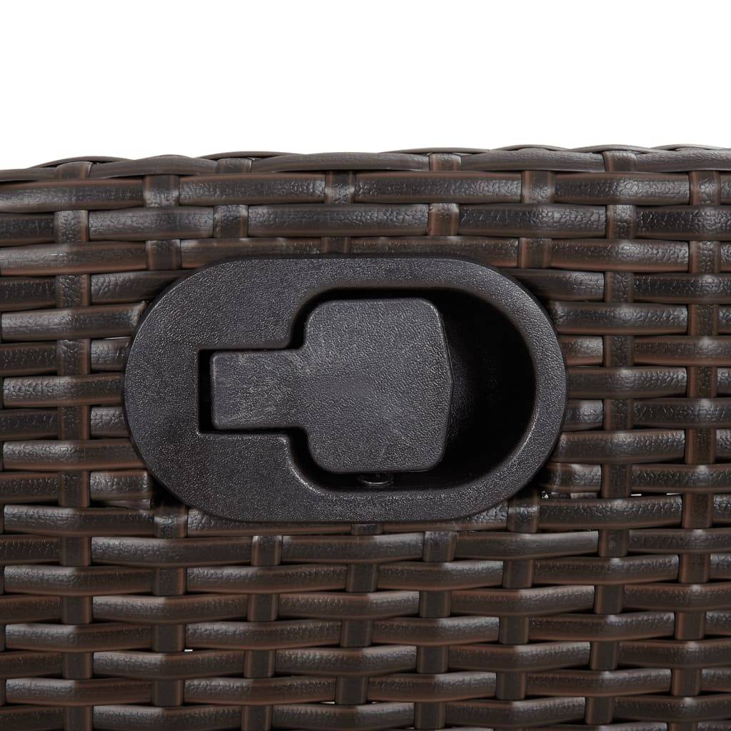 ComfortXL - Fauteuil de Jardin Relax Résine Tressée Dossier Inclinable pour Balcon Terrasse Marron – ComfortXL Outdoor Living - Image 8