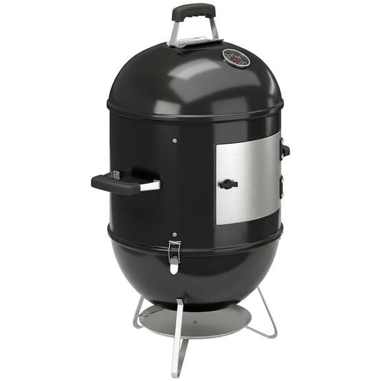 Fumoir acier noir 62.5 x 47.5 x 91 cm - PANGIVO - Image 1