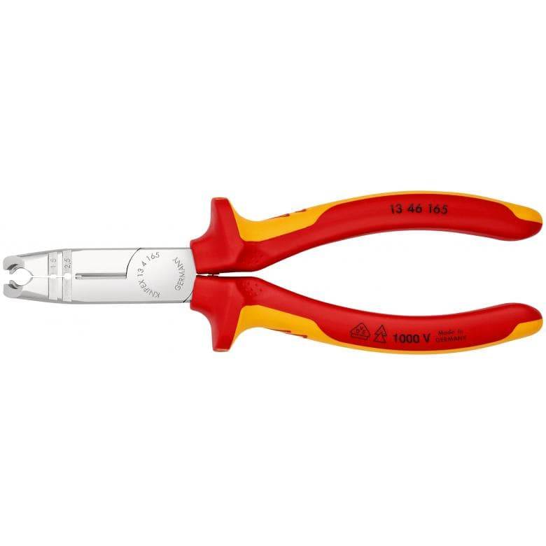 Knipex - Pince à dégainer accès difficile - Isolés 1000 V - Ø 13 mm - KNIPEX -13 46 165 - Image 1