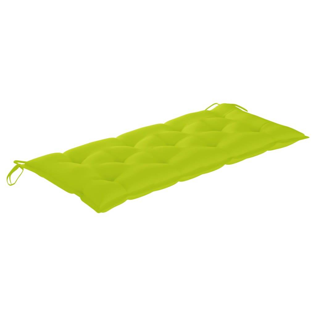 PANGIVO - Banc de jardin bois d'acacia vert vif 120 x 58 x 90 cm - PANGIVO - Image 5