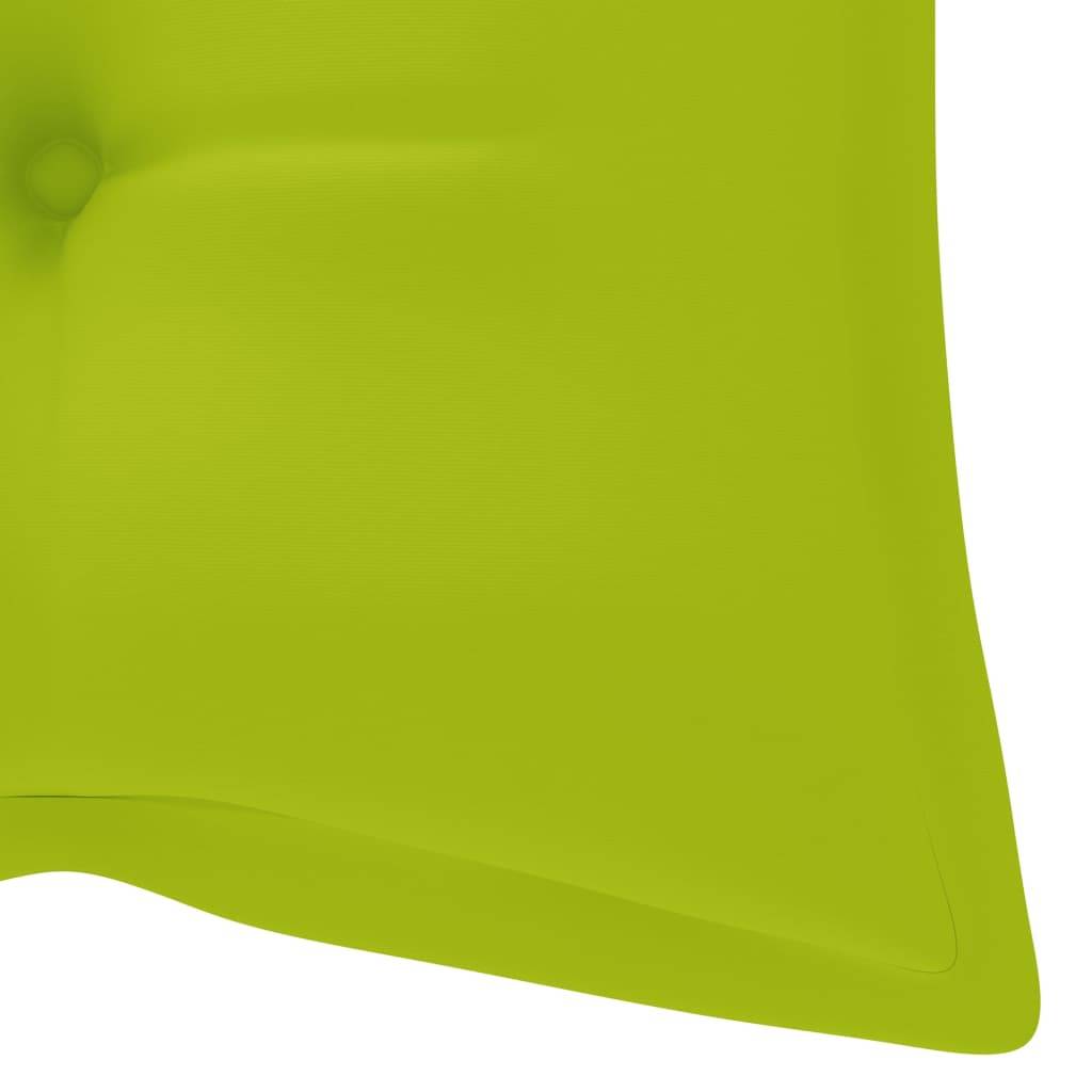 PANGIVO - Banc de jardin bois d'acacia vert vif 120 x 58 x 90 cm - PANGIVO - Image 8